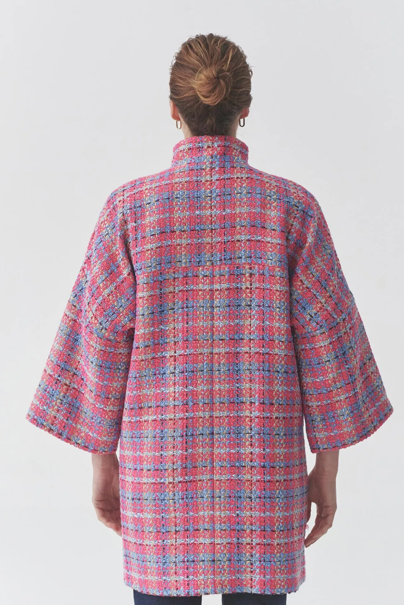 KOLOROWY PŁASZCZ OVERSIZE — MORWI