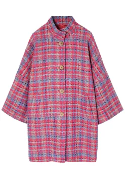 KOLOROWY PŁASZCZ OVERSIZE — MORWI