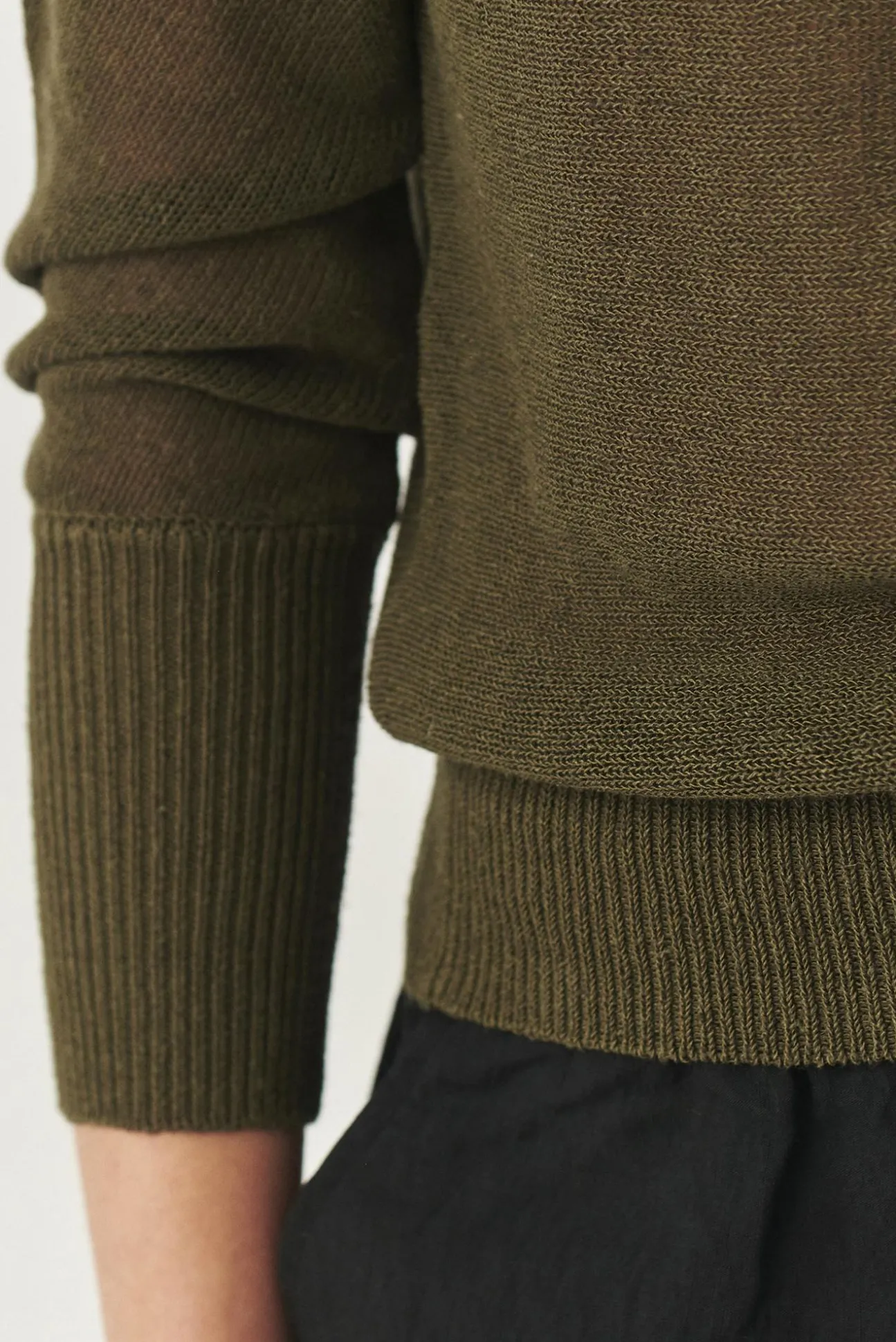 LEKKI SWETER Z LNEM I BAWEŁNĄ - NASHY