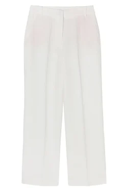 LNIANE SPODNIE GARNITUROWE Z KANTEM - ZARIANA 2