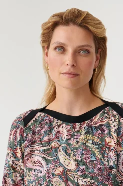LUŹNA WZORZYSTA BLUZKA DAMSKA OSLO