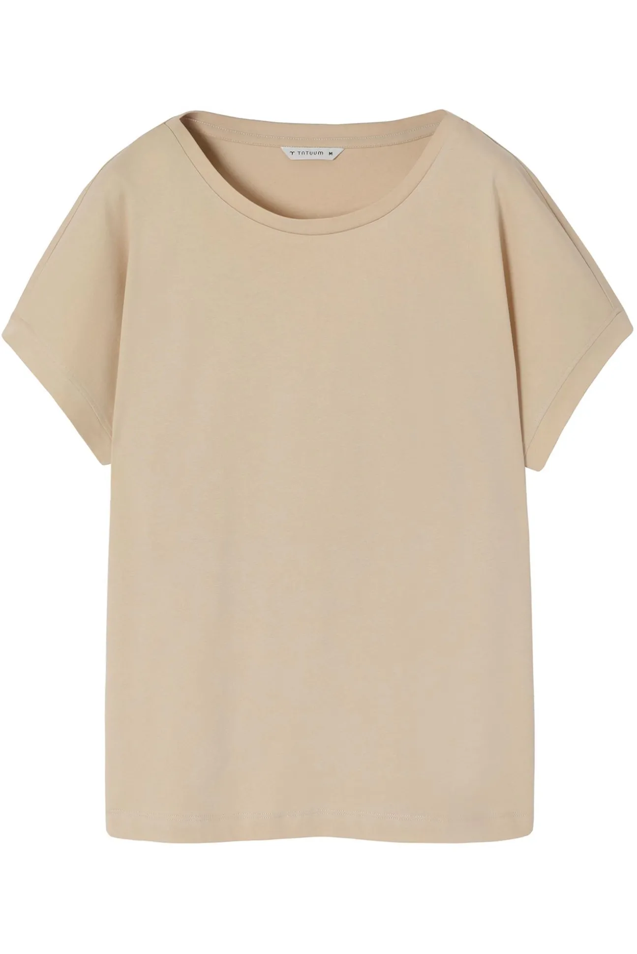 LUŹNY T-SHIRT Z BAWEŁNY - ANOKO 1