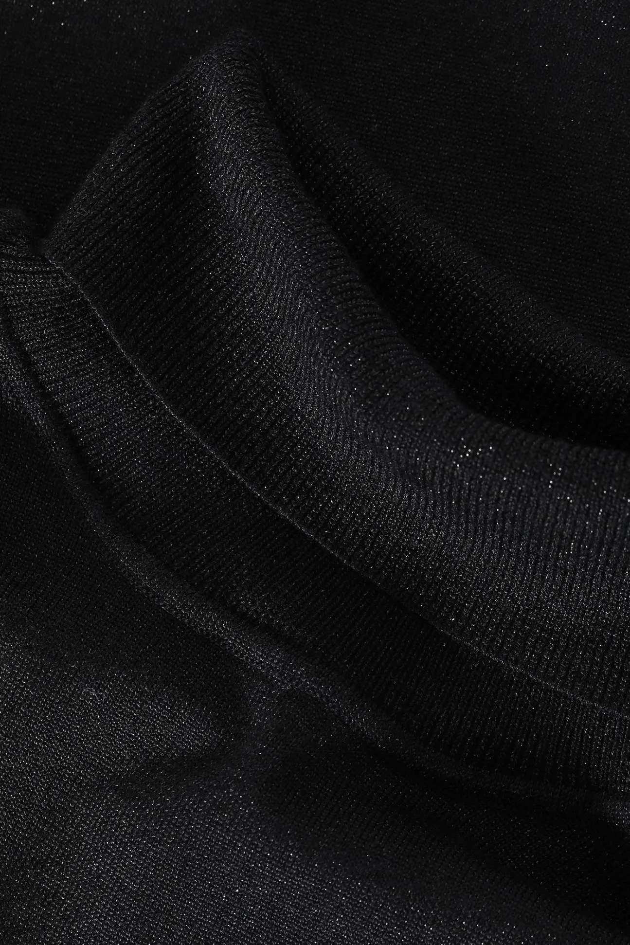 METALIZUJĄCY SWETER DAMSKI Z GOLFEM LU