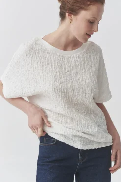 OVERSIZOWA BLUZKA Z RĘKAWEM KIMONO — AVIVA
