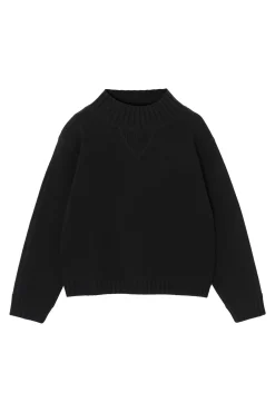 OVERSIZOWY SWETER DAMSKI Z PÓŁGOLFEM - MALMANA 1