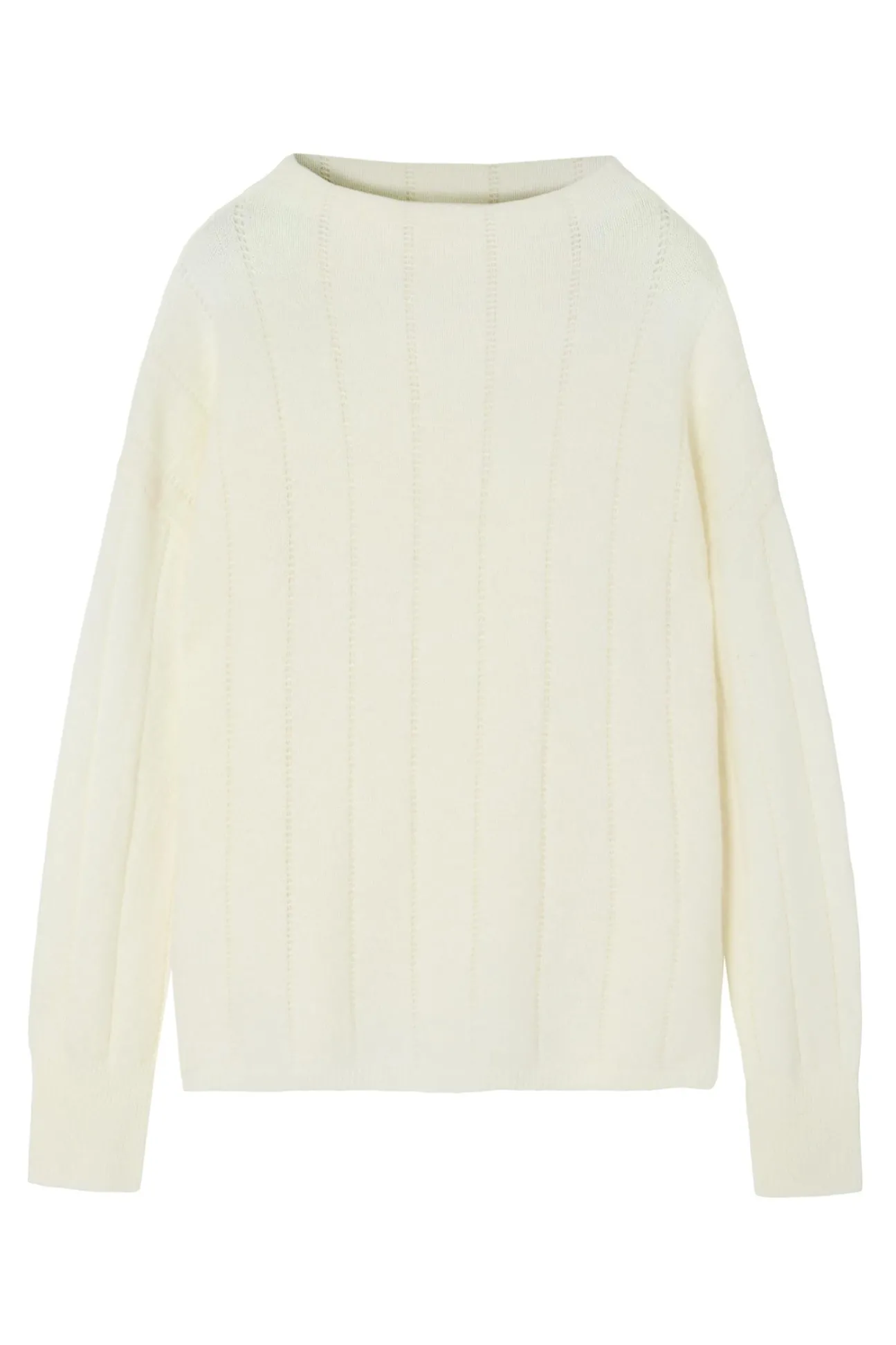 OVERSIZOWY SWETER DAMSKI Z GOLFEM — PEARL
