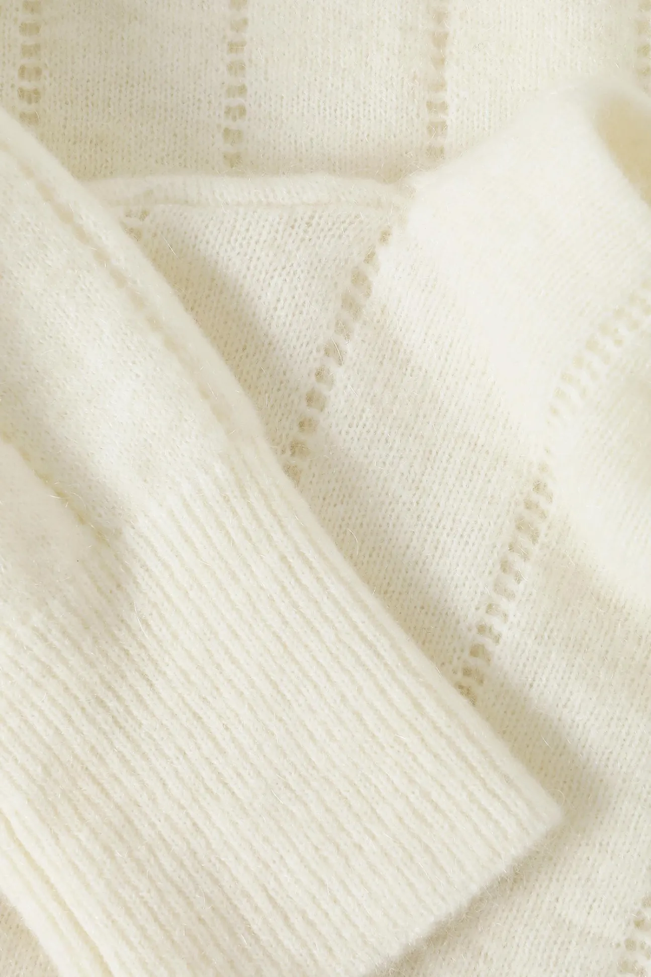 OVERSIZOWY SWETER DAMSKI Z GOLFEM — PEARL
