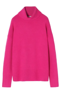 OVERSIZOWY SWETER DAMSKI Z GOLFEM WAMKO 1