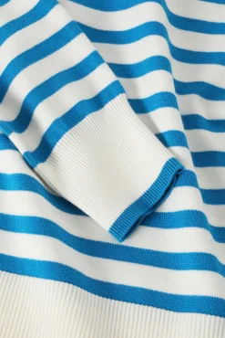OVERSIZOWY SWETER DAMSKI W PASKI - MIRO