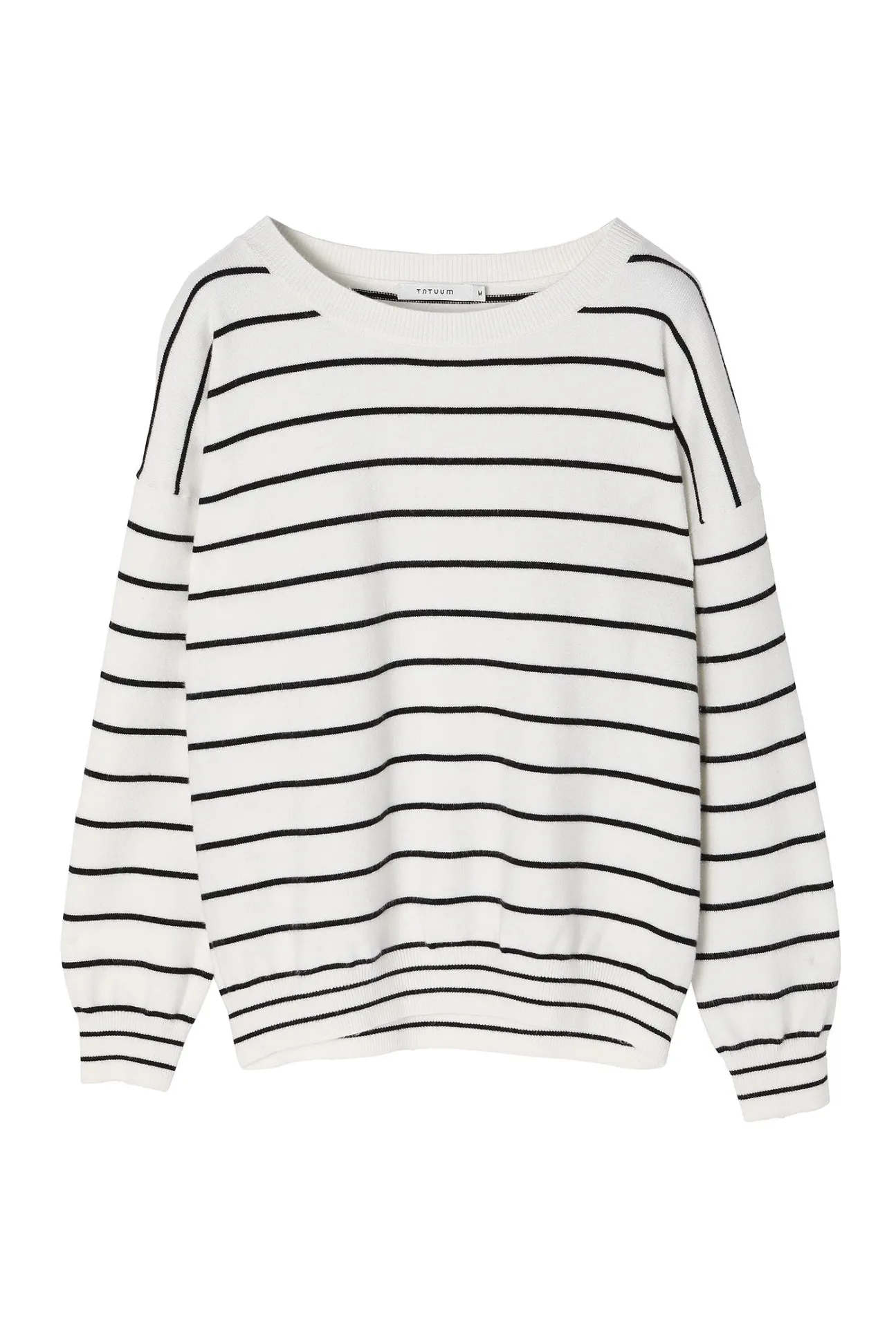 OVERSIZOWY SWETER DAMSKI W PASKI ASOKO