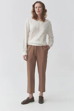 PASTELOWY SWETER Z BAWEŁNIANEJ PRZĘDZY — FINN
