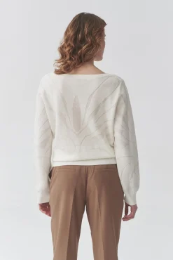 PASTELOWY SWETER Z BAWEŁNIANEJ PRZĘDZY — FINN