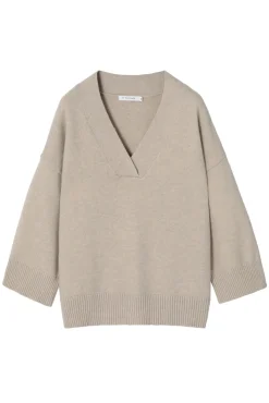 PONADCZASOWY SWETER DAMSKI Z SZEROKIM RĘKAWEM — MIU