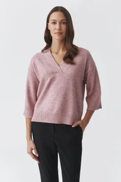 PONADCZASOWY SWETER DAMSKI Z SZEROKIM RĘKAWEM — MIU