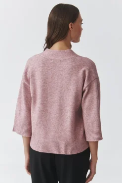 PONADCZASOWY SWETER DAMSKI Z SZEROKIM RĘKAWEM — MIU
