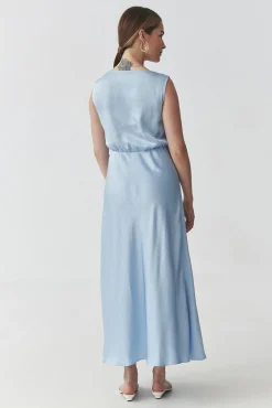 SATYNOWA SUKIENKA MAXI — BELLI