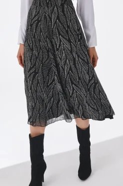 SPÓDNICA MIDI SOWA