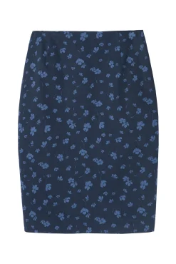 SPÓDNICA OŁÓWKOWA W KWIATY MONRI