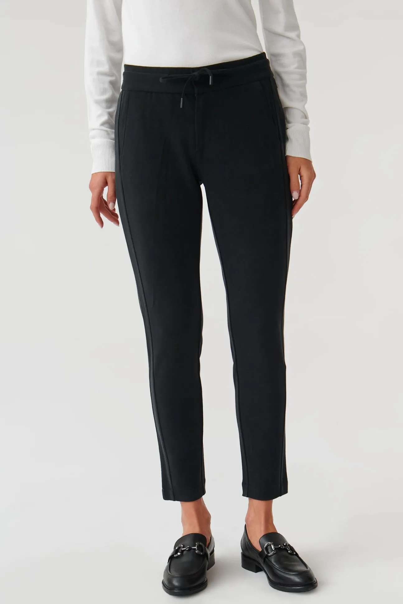 SPODNIE DAMSKIE DZIANINOWE Z TROCZKAMI WIKORA