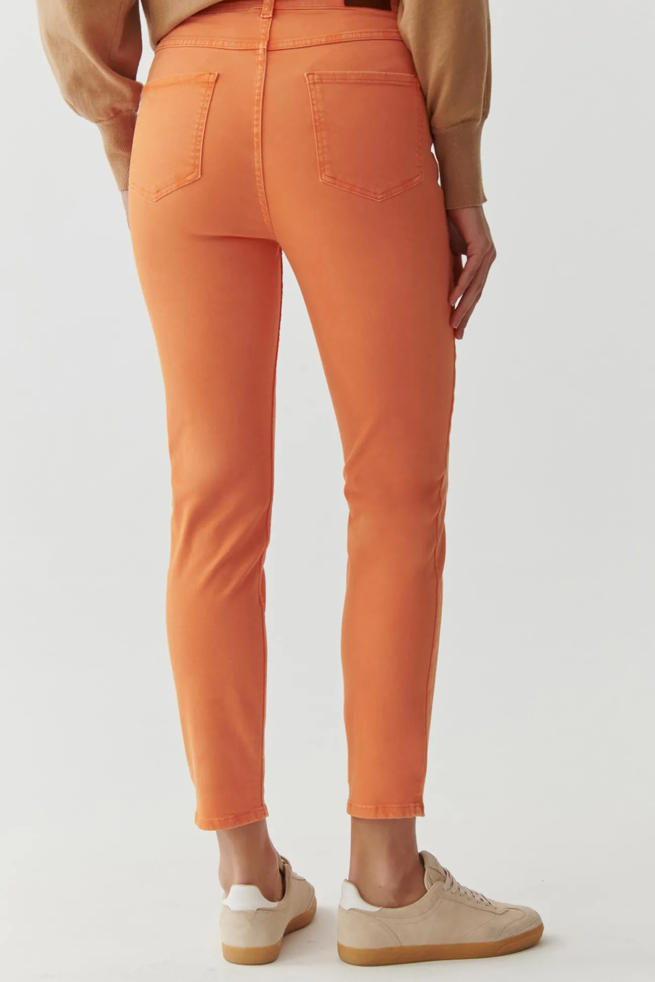 SPODNIE DAMSKIE O KROJU REGULAR FIT - ROMIKI