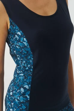 SPORTOWA DZIANINOWA BLUZKA DAMSKA BEZ RĘKAWÓW - SILVIA