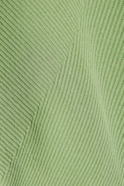 STRUKTURALNY DAMSKI SWETER Z DEKOLTEM W ŁÓDKĘ - PEGGIE