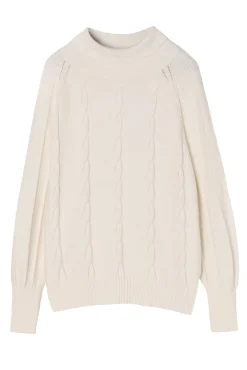 STRUKTURALNY SWETER DAMSKI Z GOLFEM MEDUZA