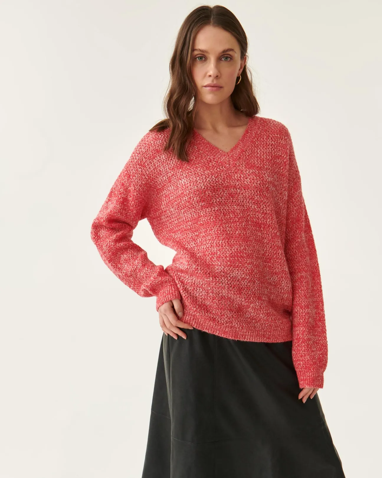 STRUKTURALNY SWETER DAMSKI LASO 1