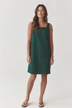 STYLOWA TKANINOWA SUKIENKA BEZ RĘKAWÓW - ROKNA 1