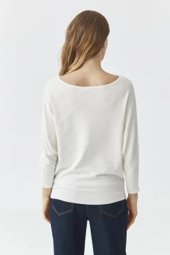 STYLOWY DAMSKI SWETER O LUŹNYM KROJU — MIYA