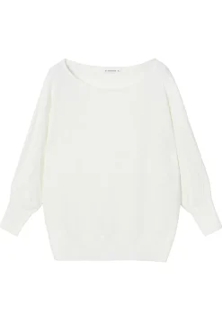 STYLOWY DAMSKI SWETER O LUŹNYM KROJU — MIYA