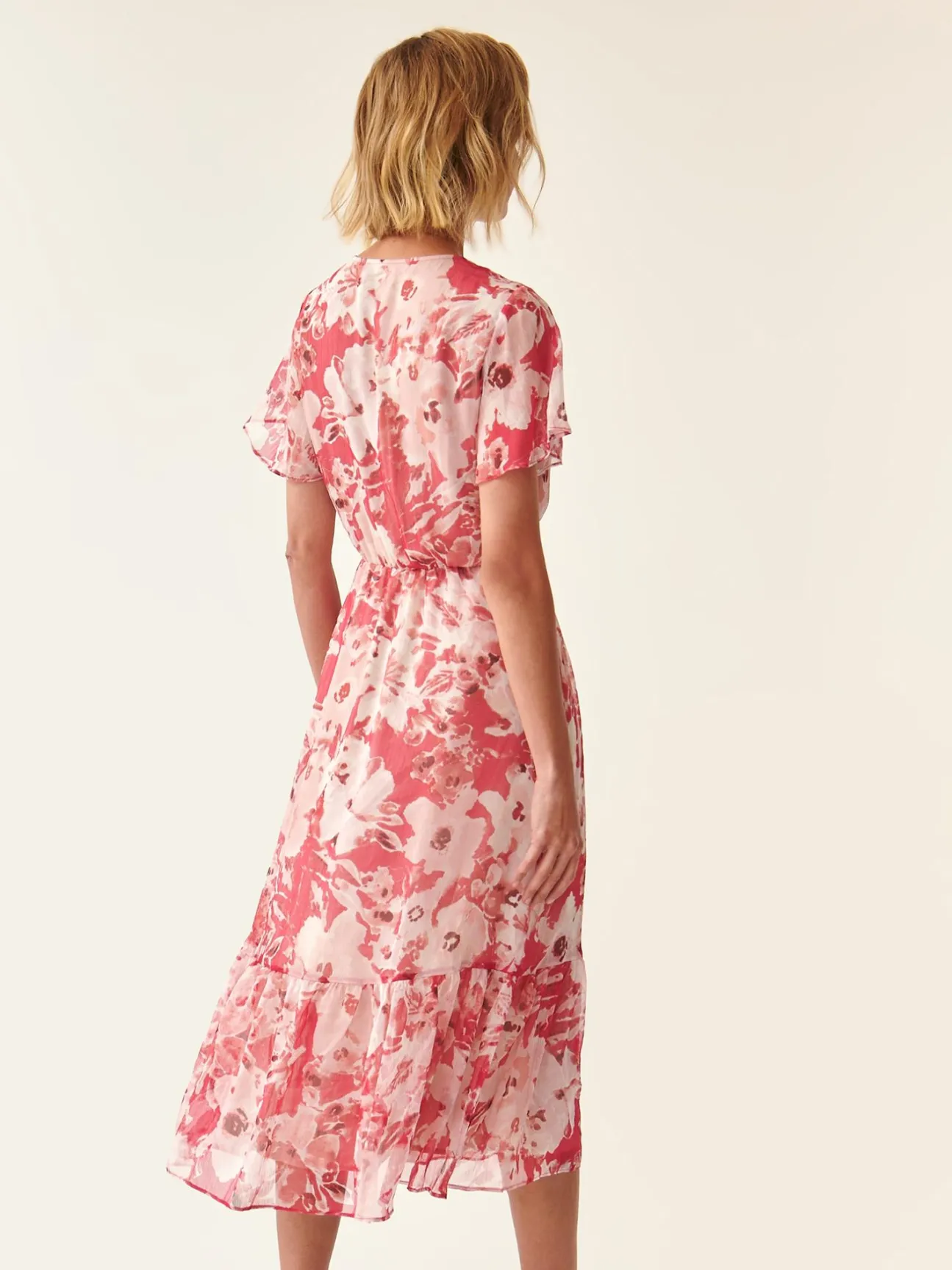 SUKIENKA MAXI W KWIATY SALMO