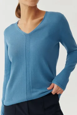 SWETER DAMSKI O KLASYCZNYM KROJU - TESSO