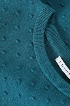 SWETER DAMSKI O SPLOCIE W KROPKI EWELA