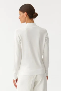 SWETER DAMSKI W CEKINOWE ROMBY CEKIRO