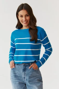 SWETER DAMSKI W PASKI O SWOBODNYM FASONIE - DROP 1