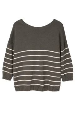 SWETER DAMSKI W PASKI Z GUZIKAMI SARE