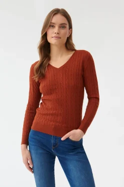 SWETER DAMSKI W SEREK WIRO