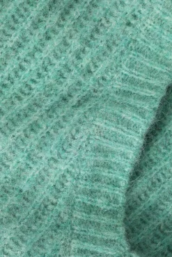 SWETER DAMSKI Z DEKOLTEM W SEREK — ASPEN