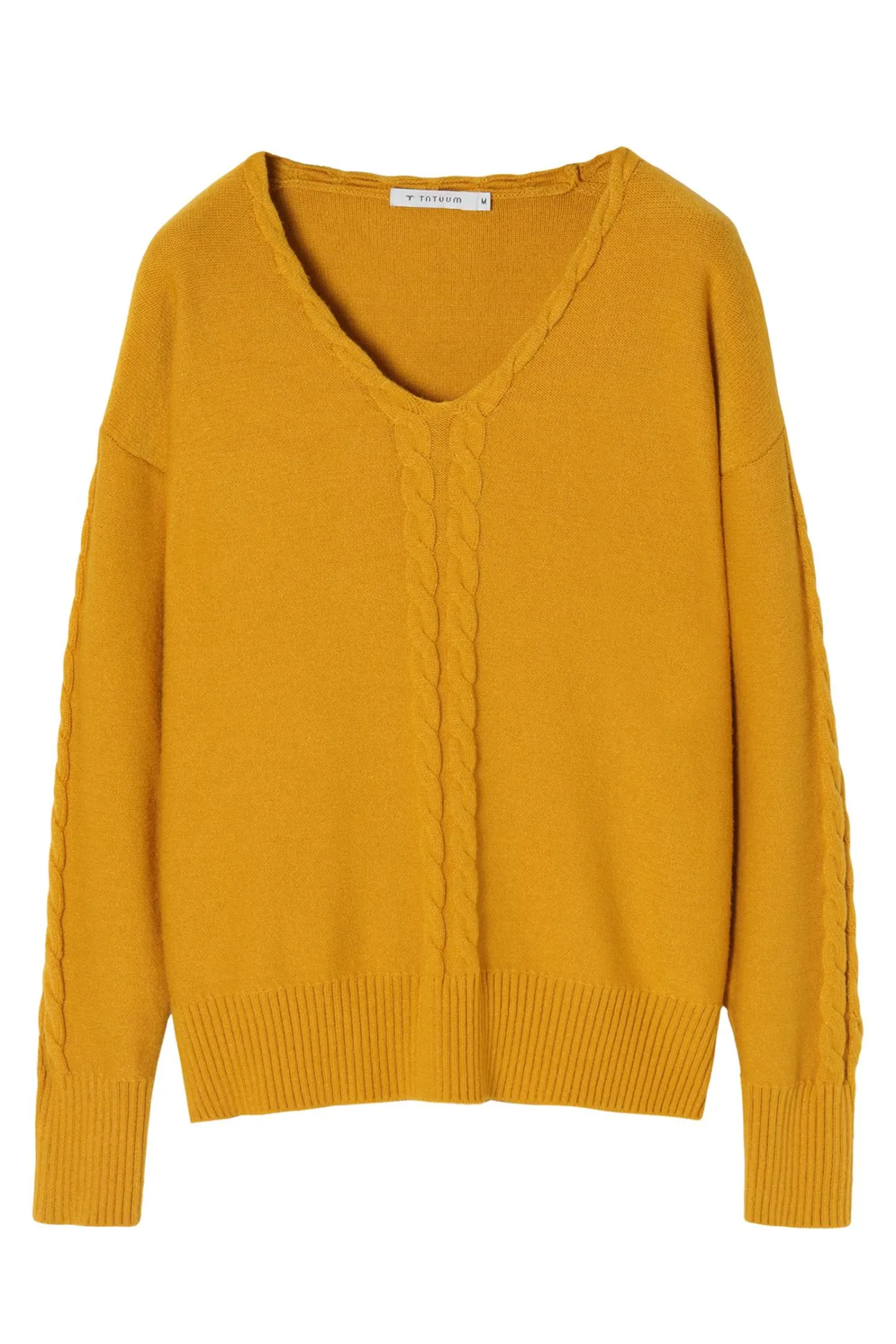 SWETER DAMSKI Z DEKOLTEM W SEREK POLI