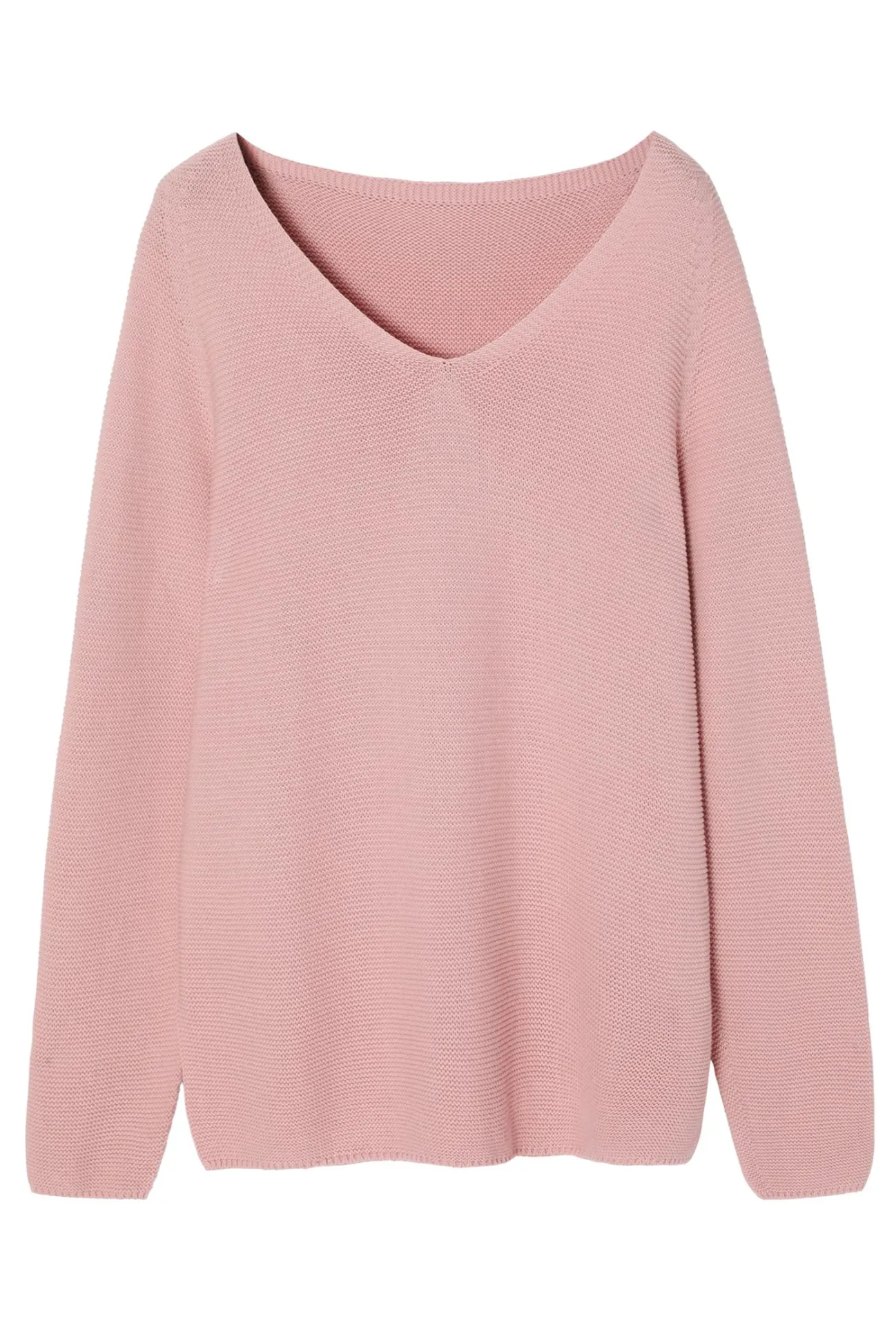 SWETER DAMSKI Z DEKOLTEM W SEREK - BORI