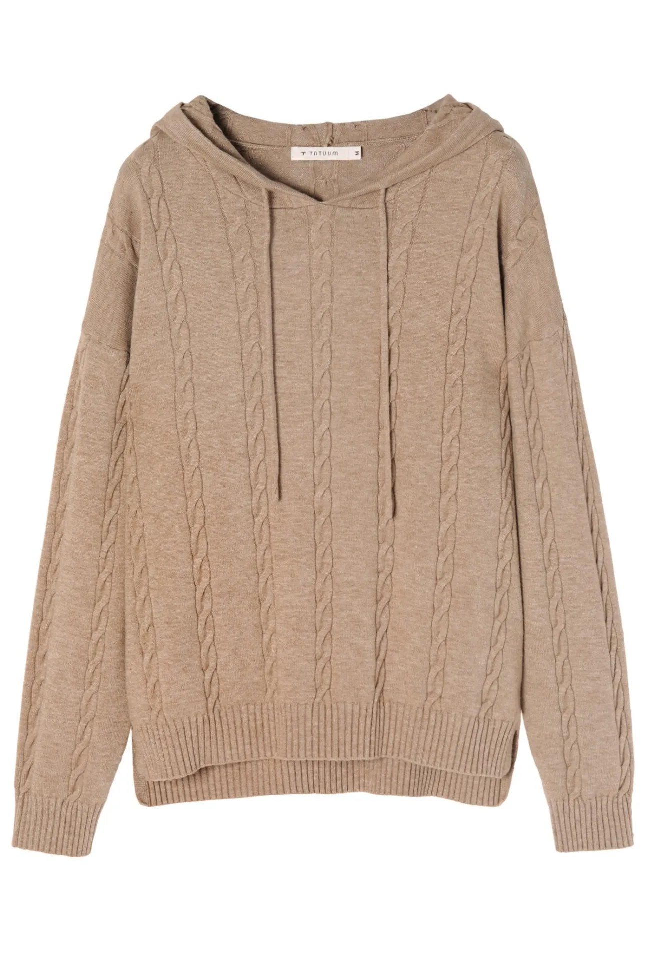SWETER DAMSKI Z KAPTUREM PILOWO