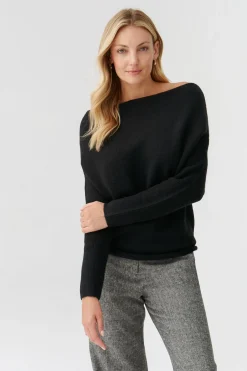 SWETER DAMSKI Z OZDOBNYM DEKOLTEM ATI