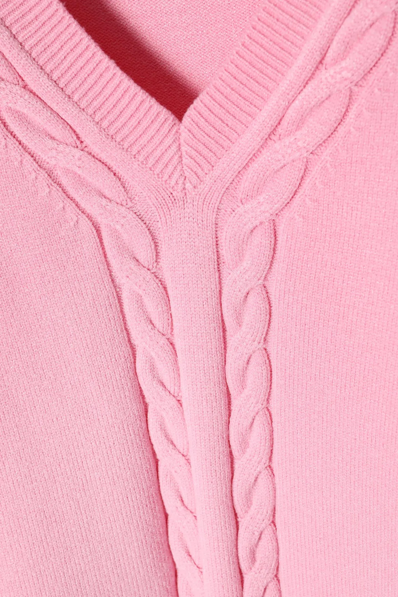 SWETER DAMSKI Z WARKOCZOWYM SPLOTEM - WIRA