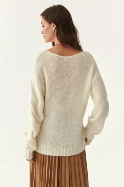 SWETER DAMSKI Z WEŁNĄ NOMO