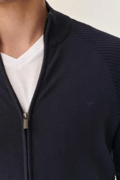 SWETER MĘSKI ZAPINANY NA SUWAK - SWET