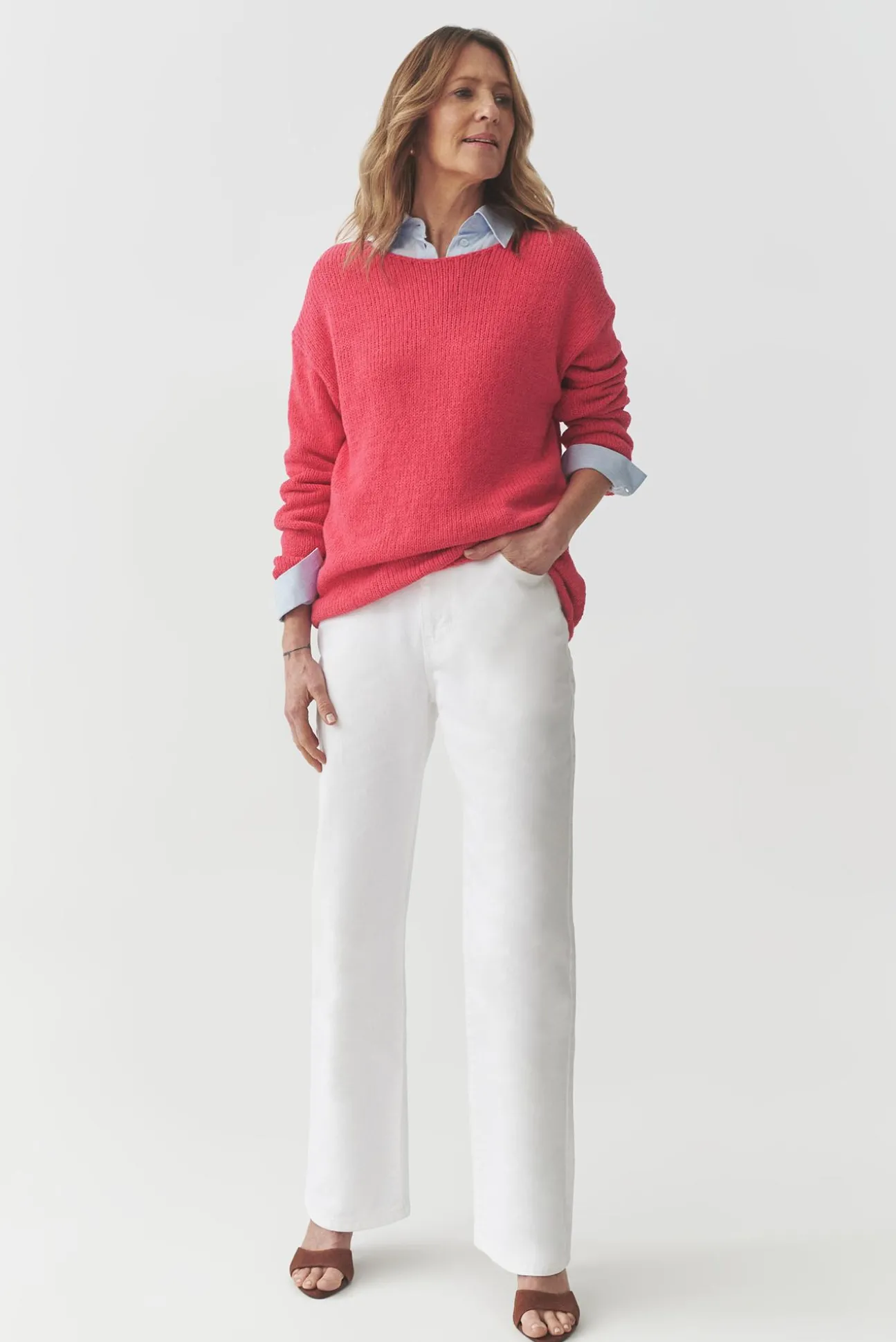 SWETER Z BAWEŁNIANEJ PRZĘDZY — ALYA