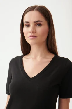 T-SHIRT DAMSKI Z KIESZONKĄ MIMI