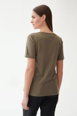 T-SHIRT DAMSKI Z KIESZONKĄ MIMI