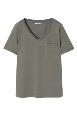 T-SHIRT DAMSKI Z KIESZONKĄ MIMI